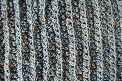 Faux Fabric Circle Scarf, free crochet pattern by Marie Segares/Underground Crafter