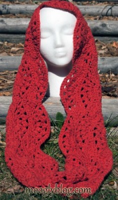 Autumn Sunset Infinity Scarf, free crochet pattern by Tamara Kelly