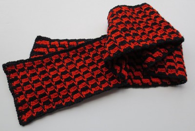 Spike Chain Stitch Scarf, free crochet pattern by My Recycled Bags