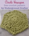 Circle Hexagon, free #crochet pattern by @ucrafter in @galleryarns Inca Eco
