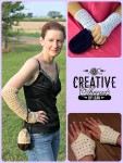 Swirling Leaves Opera Gloves #crochet pattern by Creative Threads by Leah.