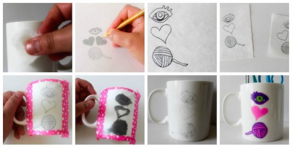 Eye Heart Yarn (I Love Yarn) Mug Tutorial by Underground Crafter