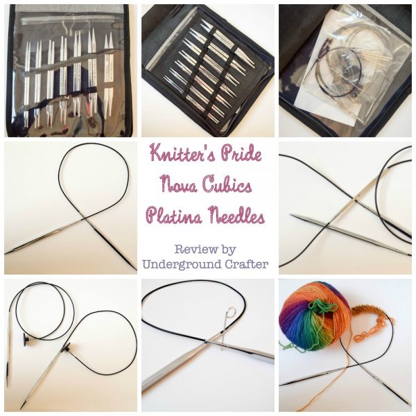 Knitter's Pride Nova Cubics Platina Interchangeable Knitting Needles review by Underground Crafter