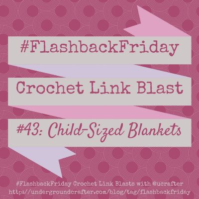 Roundup: 12 free crochet patterns for child-sized blankets, curated by Underground Crafter | Whether you're looking for a back-to-school project, holiday gift, or a centerpiece for a room makeover, one of these child-sized blankets will do the trick! If you don't have any children on your list, these all make great throws for sitting under while watching tv, too.