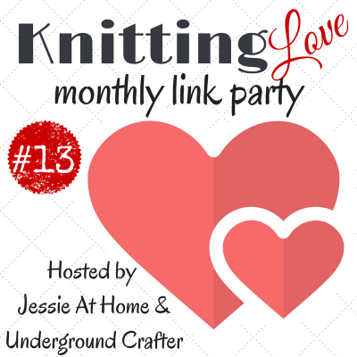 Knitting Love Link Party 13 (September 2016) with Jessie At Home and Underground Crafter | Share your latest knitting projects, tips, tutorials, WIPs, and patterns through September 29, 2016 and enter our giveaway! Check out last month's most clicked on posts from Knitting | Work in Progress, NitaB&NishaN Inc, Kathryn Folkerth, and Minnesota Nancy.