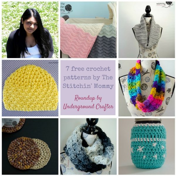 An Instagram takeover free crochet pattern roundup featuring The Stitchin' Mommy on Underground Crafter