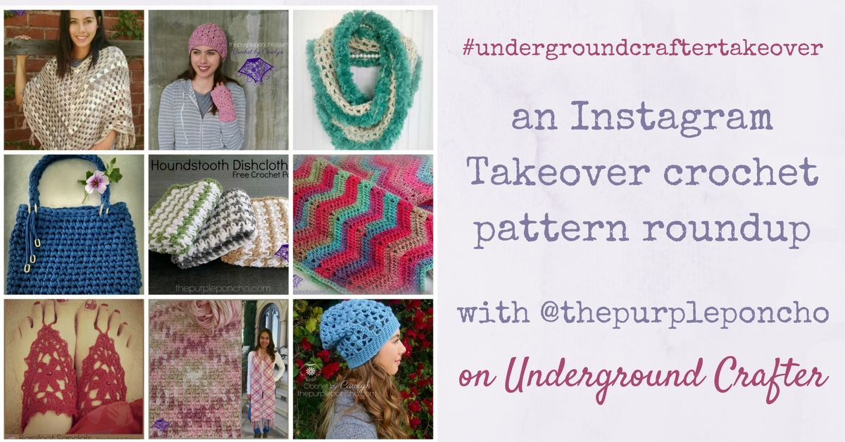Roundup: 9 Crochet Patterns by The Purple Poncho - Underground Crafter