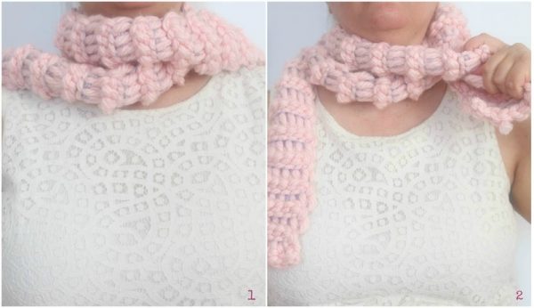 3 Ways to Tie a Rectangular Scarf with 17 Free Crochet Patterns to Inspire You via Underground Crafter - Campus Coed