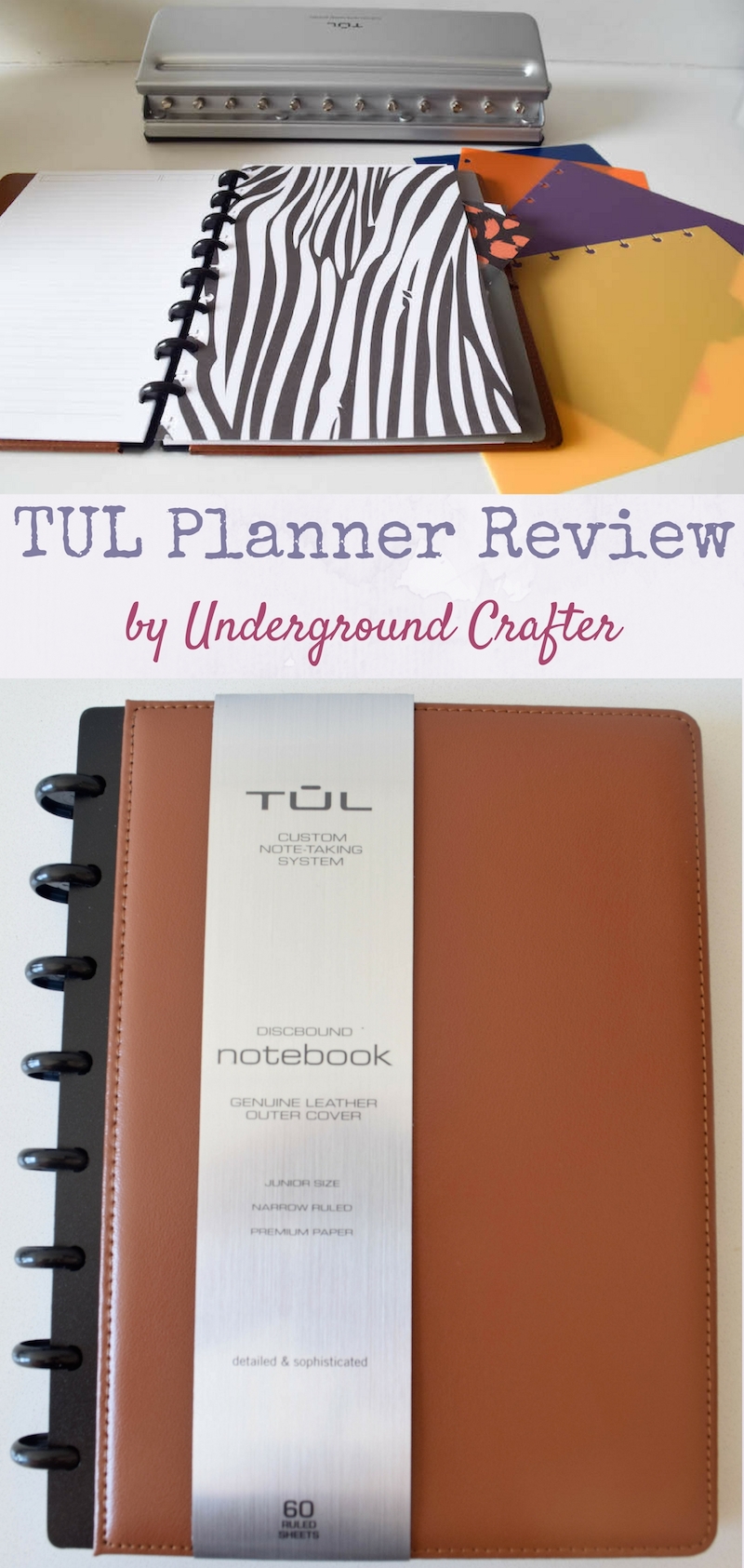 TUL Custom Note-Taking System Review by Underground Crafter | TUL makes an awesome planner that any crafter can customize. Learn more in my review and find TUL products at Office Depot.