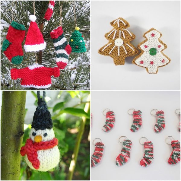 25 Handmade Ornaments to Make and Gift via Underground Crafter | This roundup includes free crochet and knitting patterns, sewing and embroidery tutorials, and more!