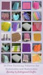 24 Free Knitting Patterns for Dishcloths and Washcloths via Underground Crafter