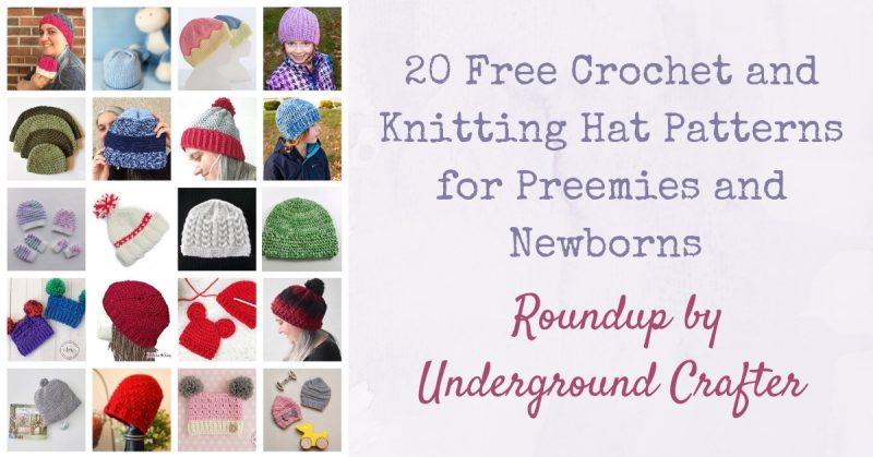 20 Free Crochet and Knitting Hat Patterns for Preemies and Newborns ...