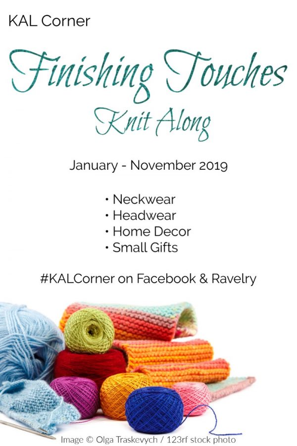 Finishing Touches Knit Along with KAL Corner