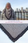 Promenade Shawl, free crochet pattern in Red Heart It's a Wrap yarn by Underground Crafter