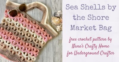 Crochet Market Bag Tutorial and Pattern: Sea Shells by The Shore Market ...