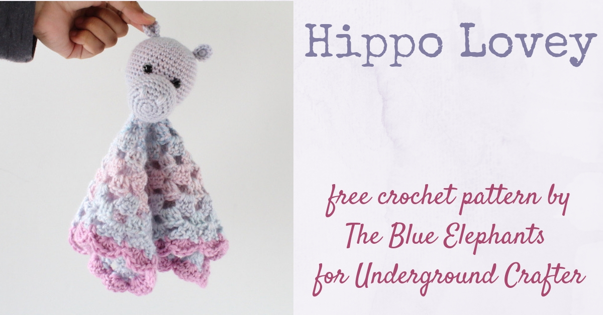 Crochet Pattern Hippo Lovey By The Blue Elephants Underground Crafter,Ikea Bookshelf Bed Hack