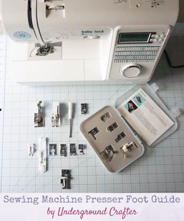 Metal G Lock Side Presser stitching Feet Domestic Household Sewing Machine Parts 