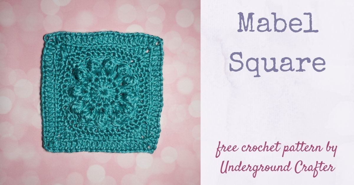 Textures and Tassels Blanket: Part 25 Mabel Square - Underground Crafter