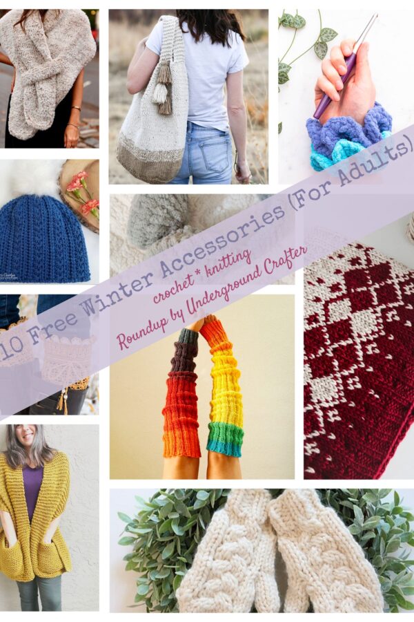 10 Free Winter Accessories (For Adults) via Underground Crafter