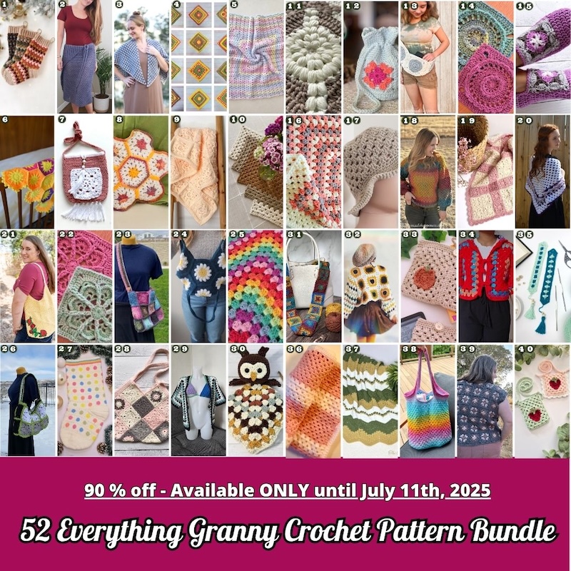 2025 Everything Granny Crochet Pattern Bundle - Underground Crafter