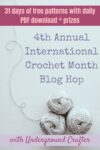 2026 International Crochet Month Blog Hop with Underground Crafter vertical